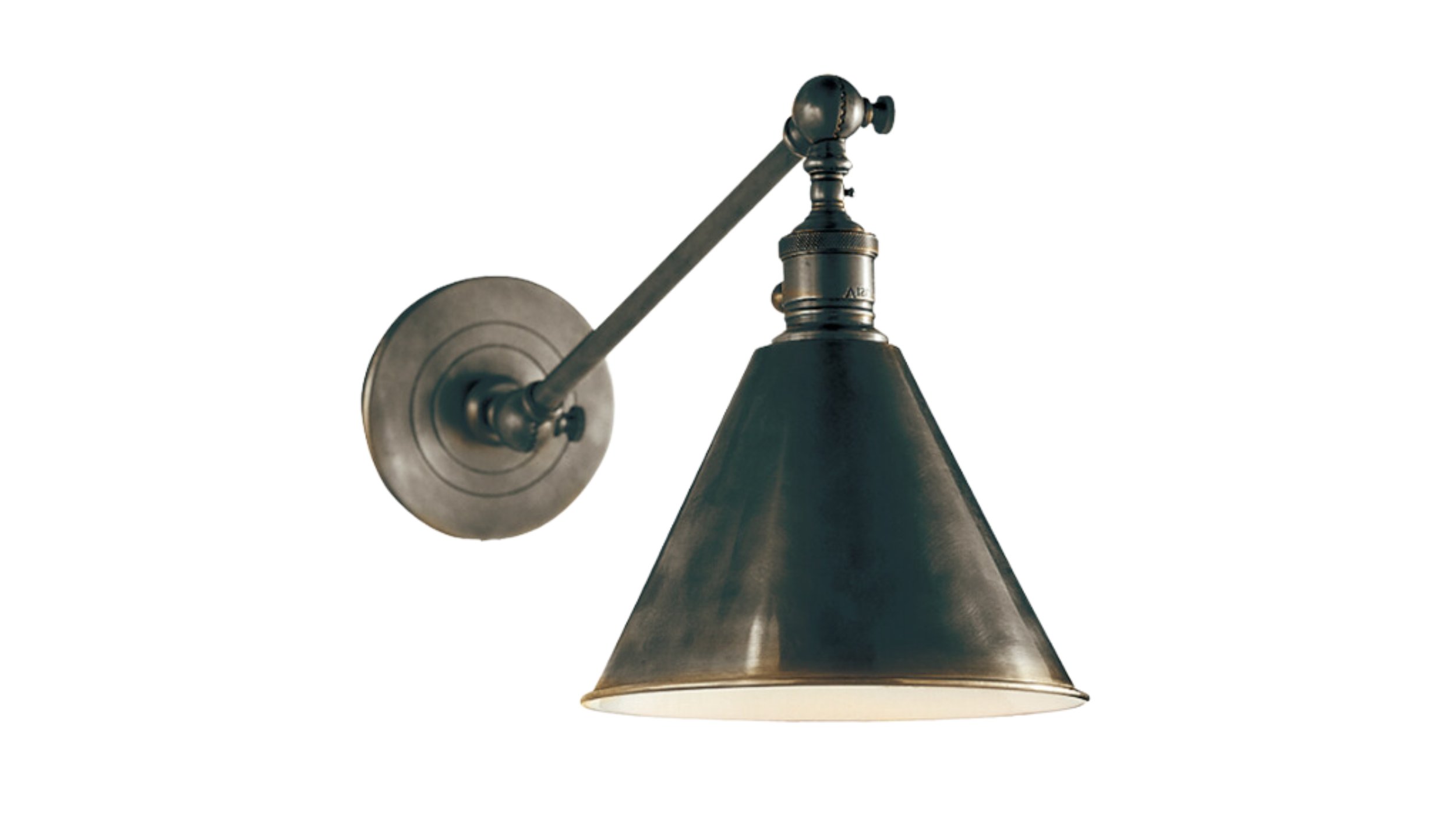 Lloyd Large Jeweled Sconce – Soft Brass with Alabaster Glass